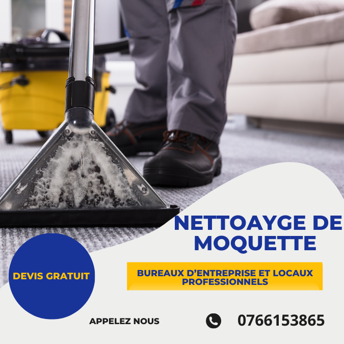 Nettoyage de moquette Paris et Ile de France