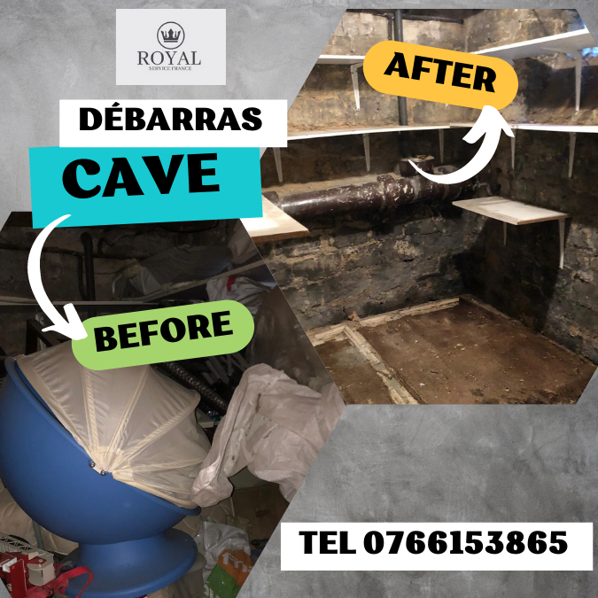 Débarras d’une cave au 92