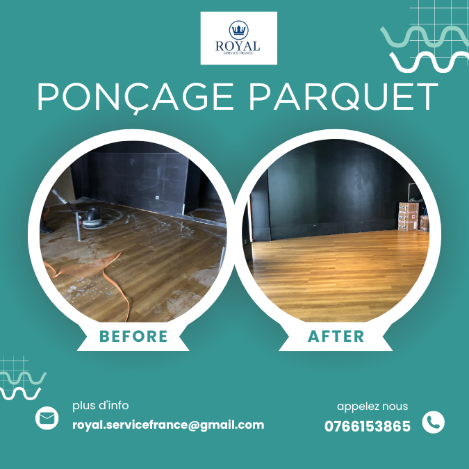 Ponçage parquet Brétigny-Sur-Orge 